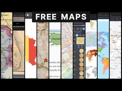 Free Maps🌎10 Websites to Bookmark Now
