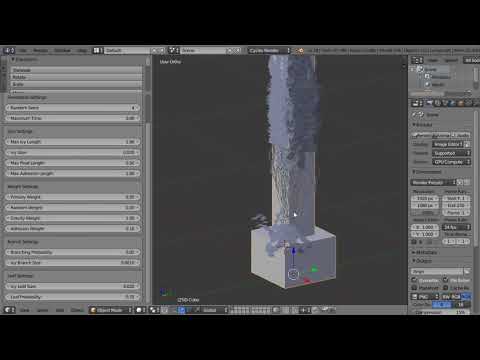 Blender Daily Tips and Tricks#40 | Ivy generator (Ivy) (EN.)