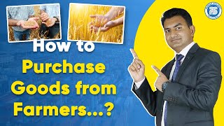 How to Purchase products from Farmers without GST.?? | How to Purchase goods from Farmers for Export
