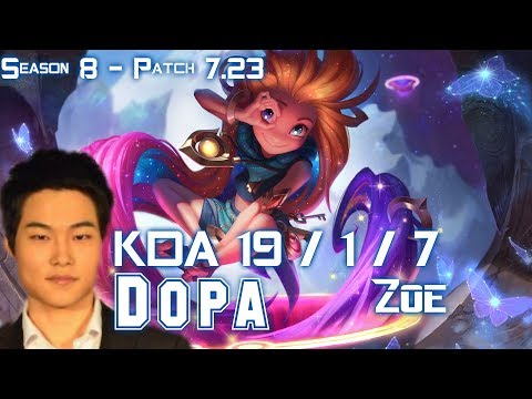 Dopa ZOE vs KARMA Mid - Patch 7.23 KR Ranked
