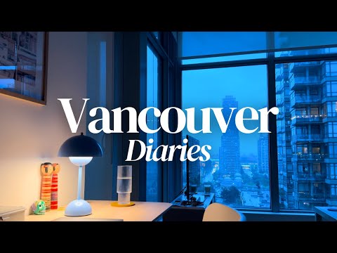 Vancouver Vlog | slow living, rainy days, studio apartment.