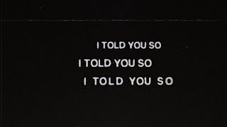 The Band CAMINO - Told You So (Lyric Video)