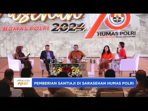 KADIV HUMAS POLRI TERDAHULU BERIKAN SANTIAJI DI HARI JADI HUMAS KE 73