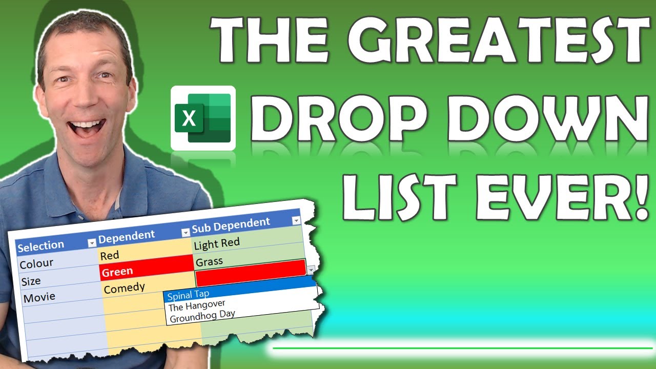 The EASIEST Excel multiple row drop down technique you've ever seen!