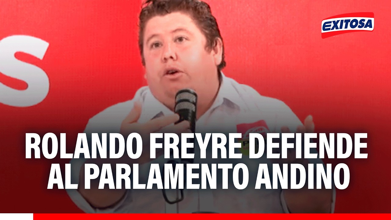 🔴🔵 “El Parlamento Andino no está muy marketeado”, señala candidato Rolando Freyre