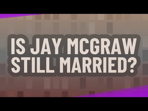 Is Jay Mcgraw Still Married