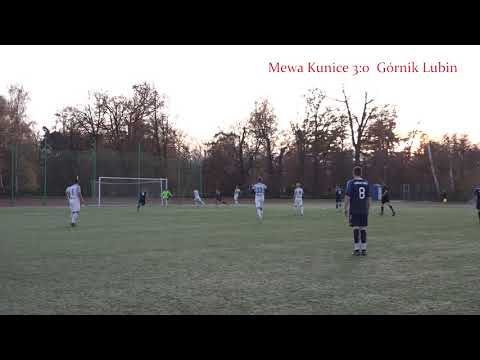 Mewa Kunice - Górnik Lubin 16.11.2019 Gol na 3:1
