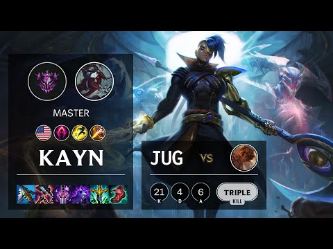 Kayn Jungle vs Taliyah - NA Master Patch 11.1