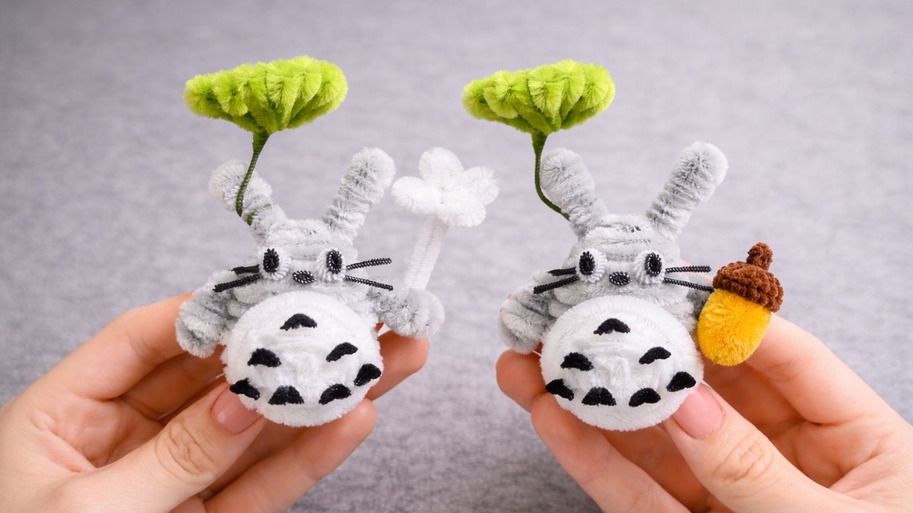 モールで作るかわいいトトロDIY