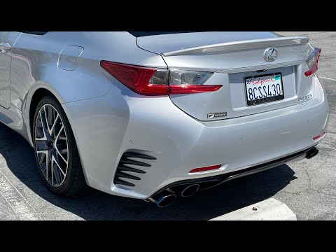 Lexus RC350 Stock VS Invidia Q300 Exhaust Cold Start