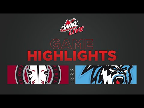 WHL Highlights: Rebels (1) at ICE (3) - November 8, 2022