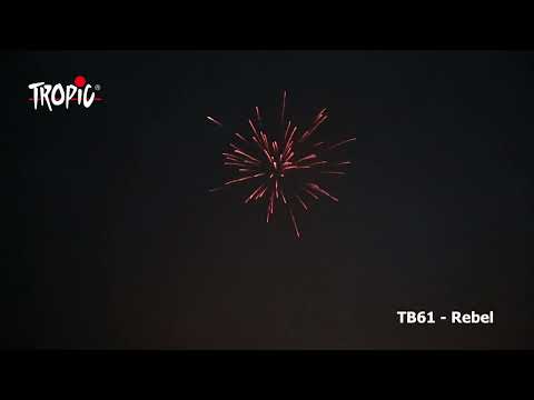 TB61 Rebel TROPIC Fireworks, Fajerwerki, Feuerwerk, Vuurwerk, Feu d'artifice