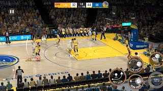 NBA 2K26 mobile on iPhone 17 Pro Max: lakers vs warriors