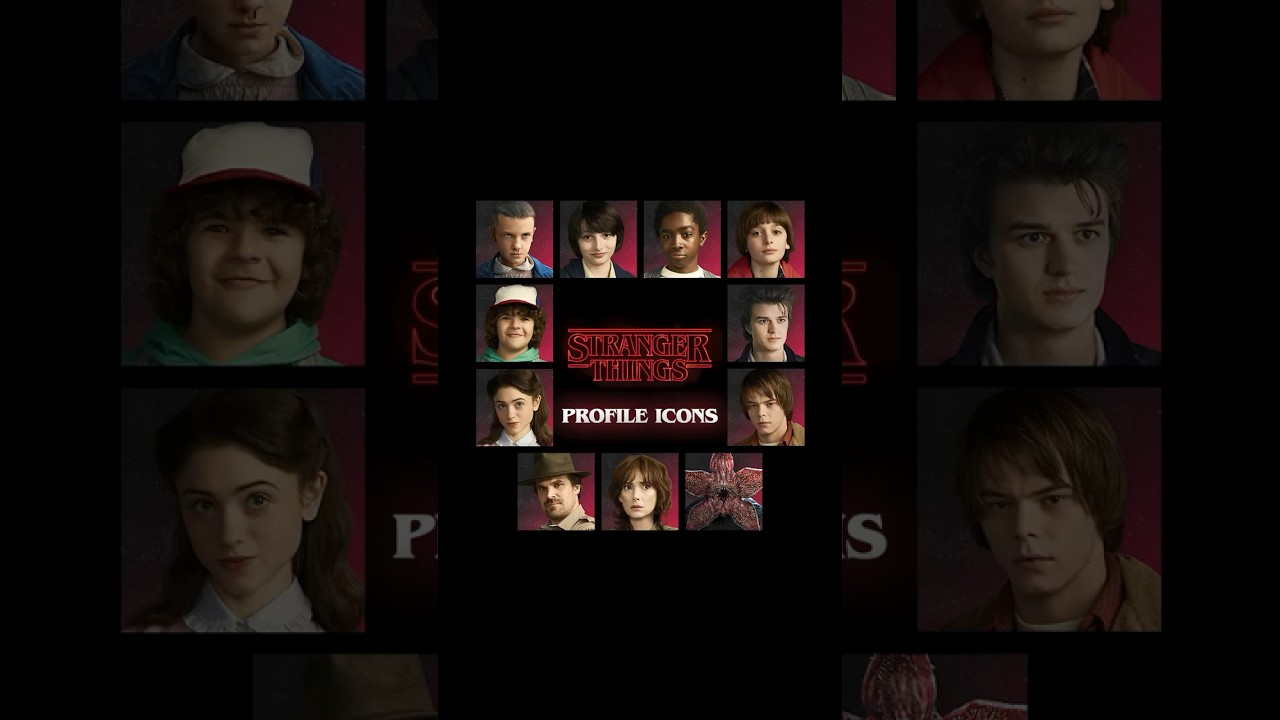 been waiting for these since '83...SEASON ONE PROFILE ICONS ARE OFFICIALLY HERE #StrangerThings