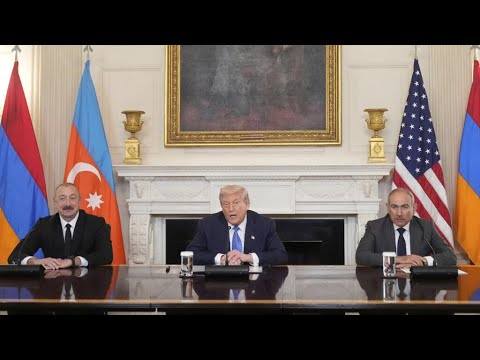 ترامب يؤكد أن أذربيجان وأرمينيا تعهدتا بوقف نهائي للقتال وتوقيع اتفاق سلام • فرانس 24 FRANCE 24