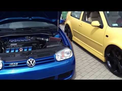 Golf R36 vs Golf V6 2.8 - engine sound