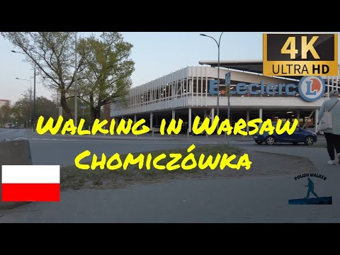 Odkrywanie uroku Chomiczówki: piesza wycieczka 4K po Warszawie