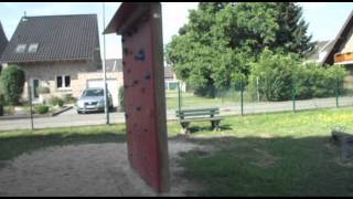 preview picture of video 'Kletterwand Linnich'