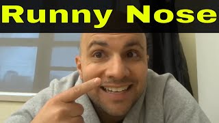 How To Stop A Runny Nose Instantly-Easy Home Remedies