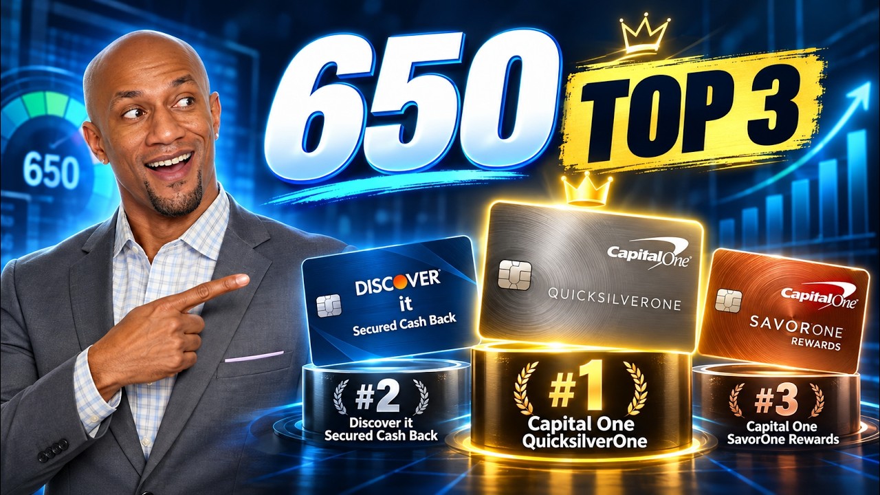 Best Credit Cards for a 650 Credit Score: The 3 AI Winners