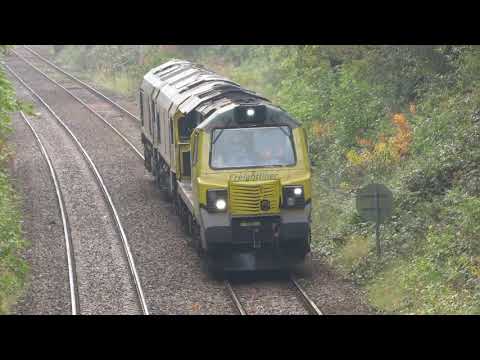 FL Convoy Hope-Crewe Bas Hall.  70010-66615-66620 @ Apethorn Lane. 17/10/20