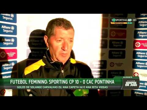 Solange Carvalhas elogiada pelo treinador do CAC Pontinha