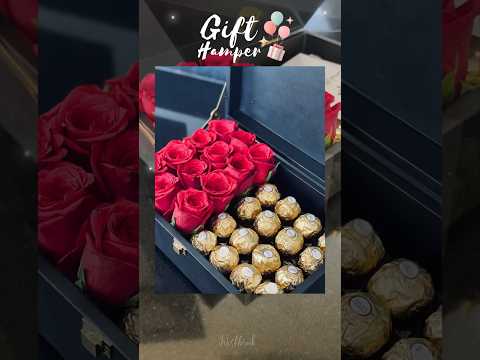 Gift hamper|Red Roses and Ferrero Rocher|Chocolates|Flowers|Wishbrook~ Taking orders in UAE & India
