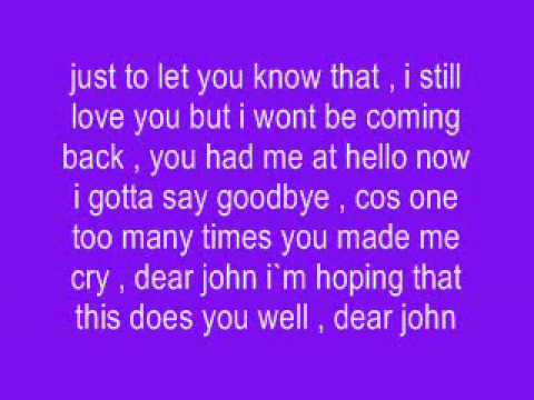 Dear John - Amerie