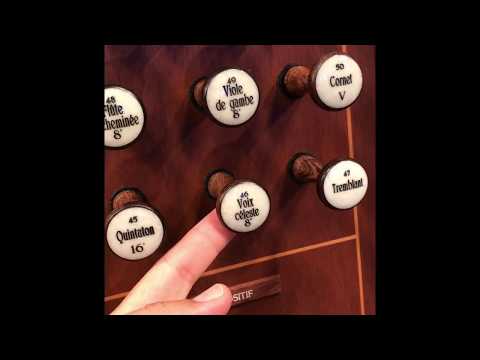 Pipe Organ Stops - Bales Recital Hall