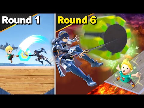 Smash Ultimate, but if you lose, you edit the stage