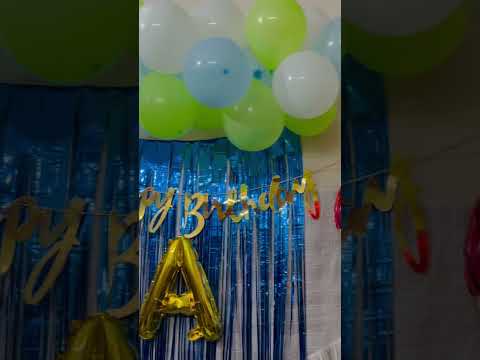 Birthday cake and birthday decorations #birthdaycelebration #birthdaycake #decoration