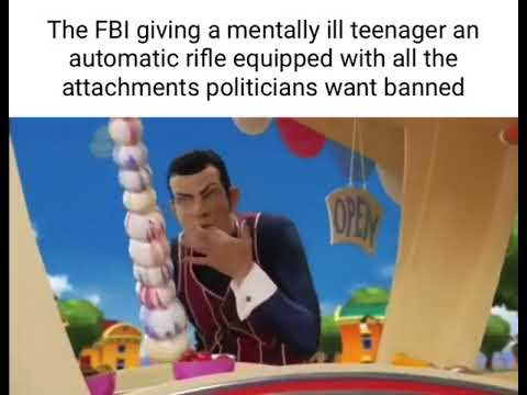 The FBI giving a mentally ill teen an automatic rifle with attachments politicians want banned