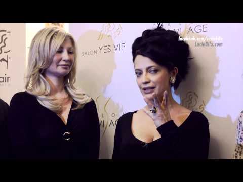 2011-10-13 foceni s Tomasem Dvorakem a novy salon Yes - Lucie Bila