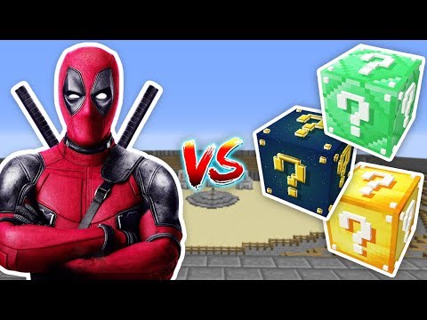 DEADPOOL VS ŞANS BLOKLARI - Minecraft