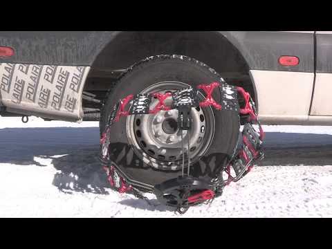 POLAIRE GRIP 2017 : CHAINE A NEIGE FRONTALE - DEMONTAGE SUR UTILITAIRE
