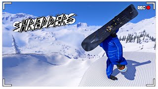 INSANE Handplant Flip! Shredders Street & Park Freestyle Session (Realistic Snowboarding Gameplay)