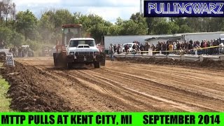 preview picture of video 'JEFF SWANSON PULLS IN MODIFIED GAS TRUCK CLASS, MTTP PULLS, KENT CITY, MI 9-13-14'