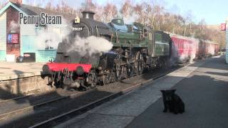 preview picture of video 'North York Moors railway 19th Feb 2012'