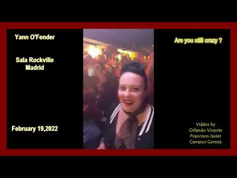 Yann O' Fender Tribute to Cavan Are you still crazy  Madrid 19 février 2022