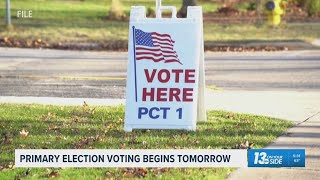 Primary election voting begins tomorrow in Michigan