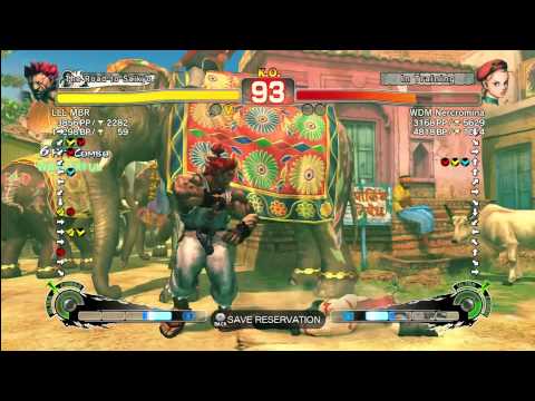 LLL MBR [Akuma] vs WDM Nercromina [Cammy] SSF4 Arcade Edition