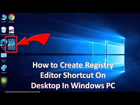 How to Create Registry Editor Shortcut On Desktop In Windows PC