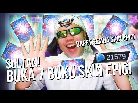 SULTAN BUKA 7 BUKU SKIN GIFTPACK TOTAL 14.000 DIAMOND SEKALIGUS!?!? - Mobile Legends Indonesia #51