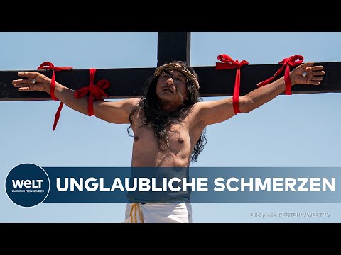 TRADITION: Karwoche - Auf den Philippinen lassen sich Gläubige echte Nägel durch Hände schlagen