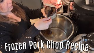 Frozen Pork Chop Recipe in the Instant Pot! | #fallapartchops