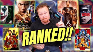 All 15 DCEU Movies Ranked! (Black Adam Included)