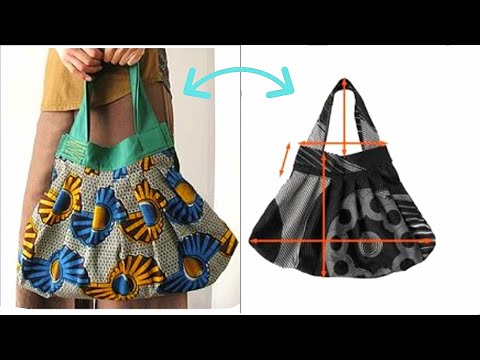 , title : 'How to Sew easy handbag - DIY bag/purse with African Print Fabric'