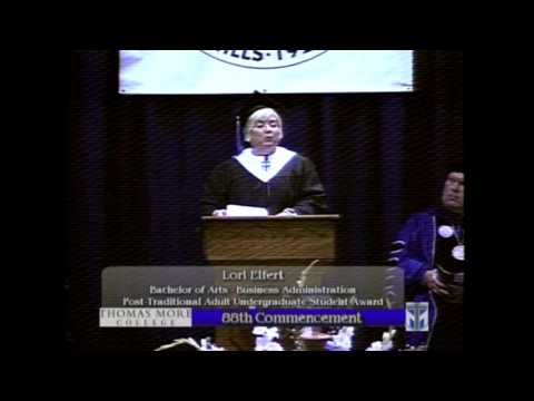 2016 Commencement Lori Eifert's Speech