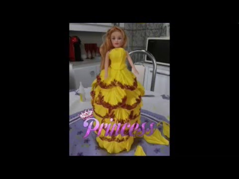 Boneca com garrafa pet e EVA. Parte 2