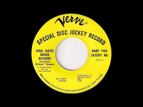 King Davis House Rockers - Baby You Satisfy Me [Verve] 1967 Northern Soul 45 Video